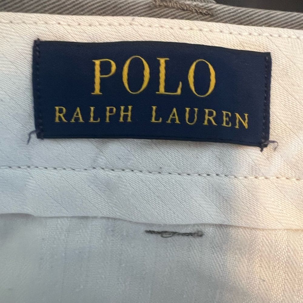 Polo Ralph Lauren Men's Classic Fit Grey Flat Front Chino Shorts Size 48B - Picture 6 of 10